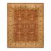 Overton Hand Knotted Wool Vintage Inspired Traditional Mogul Orange Area Rug - 8' 1" x 9' 10"