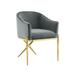 Best Master Furniture Sheryl Velvet Upholstered Dining Chair - Gold
