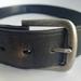 Levi's Accessories | Levi's Leather Belt Sz Medium 34-36 Inches Dark Brown Silver Hardware | Color: Brown | Size: M 34-36