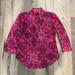 J. Crew Tops | J. Crew Liberty Lady Paisley Puff-Sleeve Poplin Shirt Size 2 | Color: Pink/Purple | Size: 2