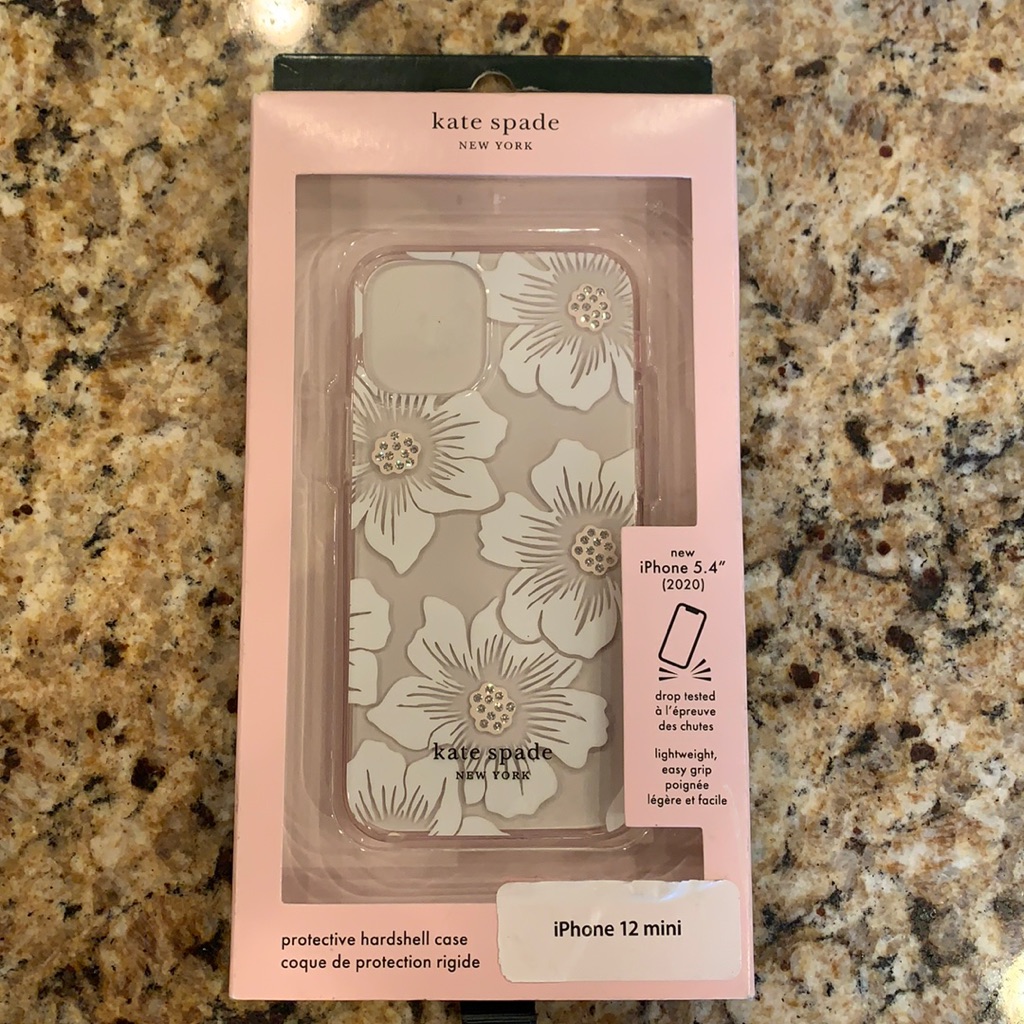 Kate Spade Cell Phones & Accessories | Kate Spade Iphone 12 Mini Protective Hard Shell Phone Case. New In Box! | Color: Tan | Size: Iphone 12 Mini
