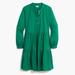 J. Crew Dresses | Nwt J. Crew Popover Poplin Tiered Cotton Dress Xs | Color: Green | Size: Xs