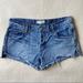 Free People Shorts | Free People Raw Hem Denim Cut Off Shorts Size 26 Nwot | Color: Blue | Size: 26