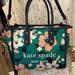 Kate Spade Bags | Kate Spade Small Tote Crossbody Bag Lily Blooms Green Multi | Color: Blue/Green | Size: Small