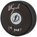 Nikita Kucherov Tampa Bay Lightning Autographed Hockey Puck with "19 Hart" Inscription