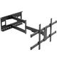 WORLDLIFT Long Reach TV Wall Bracket with 40-inch Extension, Full Motion Swivel Tilt Arm, Fits 43-80 inch Flat/Curved LED Screens, Holds up to 110lbs, VESA 800x400mm Max 101cm Mount