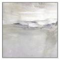 Birch Lane™ Lilac Horizon by Nan - Floater Frame Print on Canvas in Gray/Indigo | 46.5 H x 46.5 W x 2 D in | Wayfair