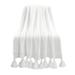 Birch Lane™ Shafira Throw Plastic/Acrylic in Gray/White | 60 H x 50 W in | Wayfair A4C8D3ECE61A46C8B9DCD7862E516F3C