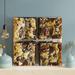 Latitude Run® Brown & White Chocolate Bar 1 - 1 Piece Square Graphic Art Print On Wrapped Canvas in Brown/White | 12 H x 12 W x 2 D in | Wayfair