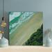 Highland Dunes Aerial View Of Green Trees During Daytinme - 1 Piece Square Graphic Art Print On Wrapped Canvas in Brown/Green | Wayfair