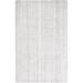 White 36 x 24 x 0.31 in Area Rug - Joss & Main Rowe Abstract Handmade Tufted Ivory/Grey Area Rug Viscose/Wool | 36 H x 24 W x 0.31 D in | Wayfair