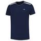 Dunlop Jungen Tennisshirt CLUB LINE BOYS CREW TEE, blau/weiss, Gr. 140