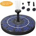 Soekavia - Pompa per fontana solare, pompa per fontana solare da 2,5 w con batteria da 400 mAh per