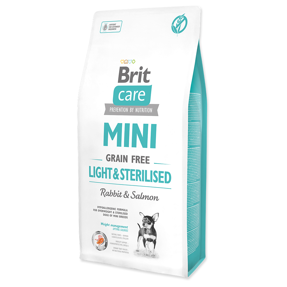Multipack risparmio! 2 x Brit Care Crocchette cane - 2 x 7 kg Mini Grain Free Light & Sterilised