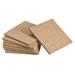 100x100x5mm Square Coasters Cork Cup Mat Pad for Tableware 8pcs - Wood