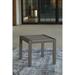 Signature Design by Ashley Tropicava Outdoor Poly All Weather End Table - 22.01" W x 24.13" D x 20.04" H