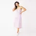 Petite Sonoma Goods For Life Tiered Maxi Tank Dress, Women's, Size: XL Petite, Lt Purple