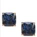Kate Spade Jewelry | Kate Spade New York Mini Small Square Stud Earrings | Color: Blue | Size: Os