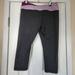 Lululemon Athletica Pants & Jumpsuits | Lululemon Cropped Workout Pants Size 12 Heather Grey/Purples | Color: Gray | Size: 12