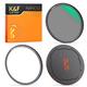 K&F Concept 67mm Magnetic ND8 Lens Filter with Adapter Ring+ Alloy Lens Cap,3 stops Optical Glass ND for DSLR Cameras (Nano-X Series)