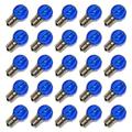 Sival 81004 - G30 Intermediate Screw Base Blue LED (25 pack) Christmas Light Bulbs