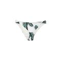 Shein Swimsuit Bottoms: White Print Swimwear - Women's Size X-Large