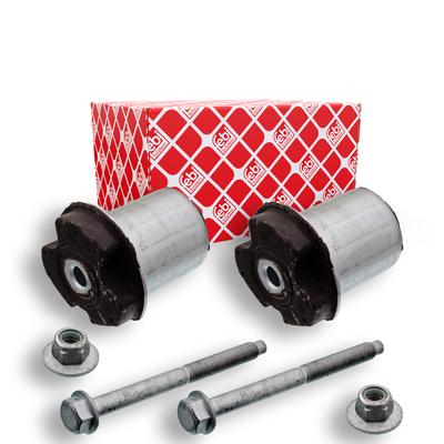 FEBI BILSTEIN Lagersatz, Achskörper hinten rechts links mit Muttern 46mm für RENAULT 8200042594S1 8200042594 44700 Image