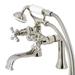 Kingston Brass Deck Mount Clawfoot Tub Faucet with Hand Shower