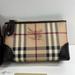 Burberry Other | Burberry Classic Haymarket Print Cosmetic Bag | Color: Cream | Size: Os