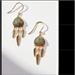 Anthropologie Jewelry | Anthropologie Leaf Chandelier Drop Earring | Color: Gold/Green | Size: Os