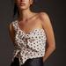 Anthropologie Tops | Anthro Maeve Bow-Tie One-Shoulder Tank | Color: Black/Pink | Size: Various