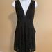 Free People Dresses | Free People-Sleeveless-V-Neck Black Lace Dress W/Pockets-Size Medium - Nwt | Color: Black | Size: M