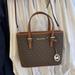 Michael Kors Bags | Michael Kors Jet Set Travel Xs Carryall Tote Top Zip Tote Brown | Color: Brown/Gold | Size: Xs