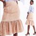 J. Crew Skirts | J. Crew Collection Rose Gold Fluted Skirt | Color: Gold/Pink | Size: 8