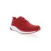 Women's Tour Knit Sneaker by Propet in Red (Size 10 M)