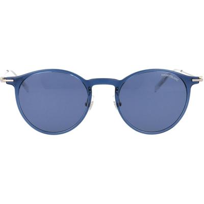 Mb0097s Sunglasses - Blue - Montblanc Sunglasses