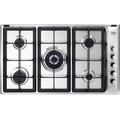 Delonghi - De Longhi il 59 pro nd Piano Cottura Acciaio Da Incasso 86 cm Gas 5 Fornelli