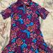 Lilly Pulitzer Dresses | Girls Lilly Pulitzer Collared Dress | Color: Blue/Pink | Size: 8g