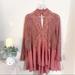 Free People Dresses | Free People Tell Tale Lace Tunic Dress | Color: Pink | Size: Xs