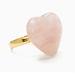 Kate Spade Jewelry | Kate Spade Rose Quartz Open Heart Stone Cocktail Ring | Color: Gold/Pink | Size: 7