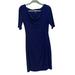 Ralph Lauren Dresses | 1213 Women’s Ralph Lauren Ruched Blue Dress Size 10 | Color: Blue | Size: 10