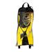 Swimline International Swimline - Thermotech Mesh Bag Snorkeling Set, Fin Size 9-11 Plastic in Black/Yellow | 21 H x 3.75 W x 8.5 D in | Wayfair