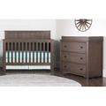 Child Craft Harmony 3-Drawer Changing Table Dresser Wood in Brown/Green | 38.5 H x 38 W x 20.5 D in | Wayfair F09009.58