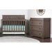 Child Craft Harmony 3-Drawer Changing Table Dresser Wood in Brown/Green | 38.5 H x 38 W x 20.5 D in | Wayfair F09009.58