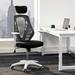 Inbox Zero High Back Mesh Gladiator Gaming Chair, Office Ergonomic Computer Desk Seat w/ Adjustable Headrest Upholstered/Mesh in Blue | Wayfair