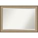 Gracie Oaks Elegant Brushed Framed Decorative Wall Mirror Plastic | 28.75 H x 40.75 W x 1.375 D in | Wayfair 33F5EB692A634EB6893FF83D05B81396