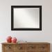 Red Barrel Studio® Ciotti Plastic Framed Wall Mounted Accent Mirror Plastic in Brown | 26.5 H x 32.5 W x 1 D in | Wayfair