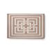 White 36 x 24 x 0.12 in Indoor/Outdoor Area Rug - Orren Ellis Cheyne Geometric Flatweave Indoor/Outdoor Area Rug in Mauve Chenille, | Wayfair