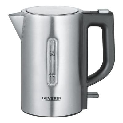 SEVERIN Mini Reise-Wasserkocher WK 3647 - 0.5 L silber, 11.7x17.3x11.5 cm