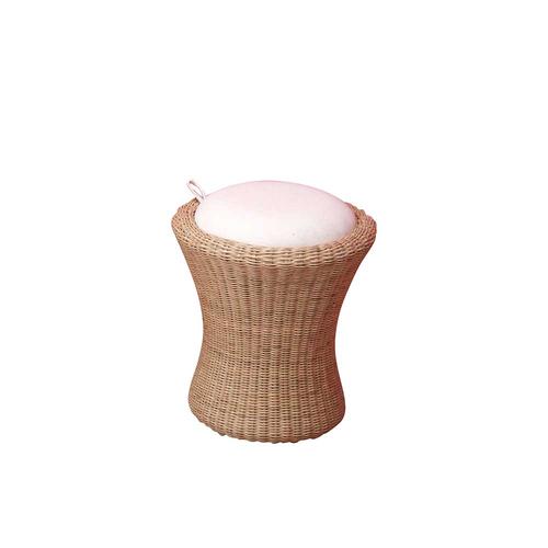 Rattan Hocker mit Stauraum Sitzkissen